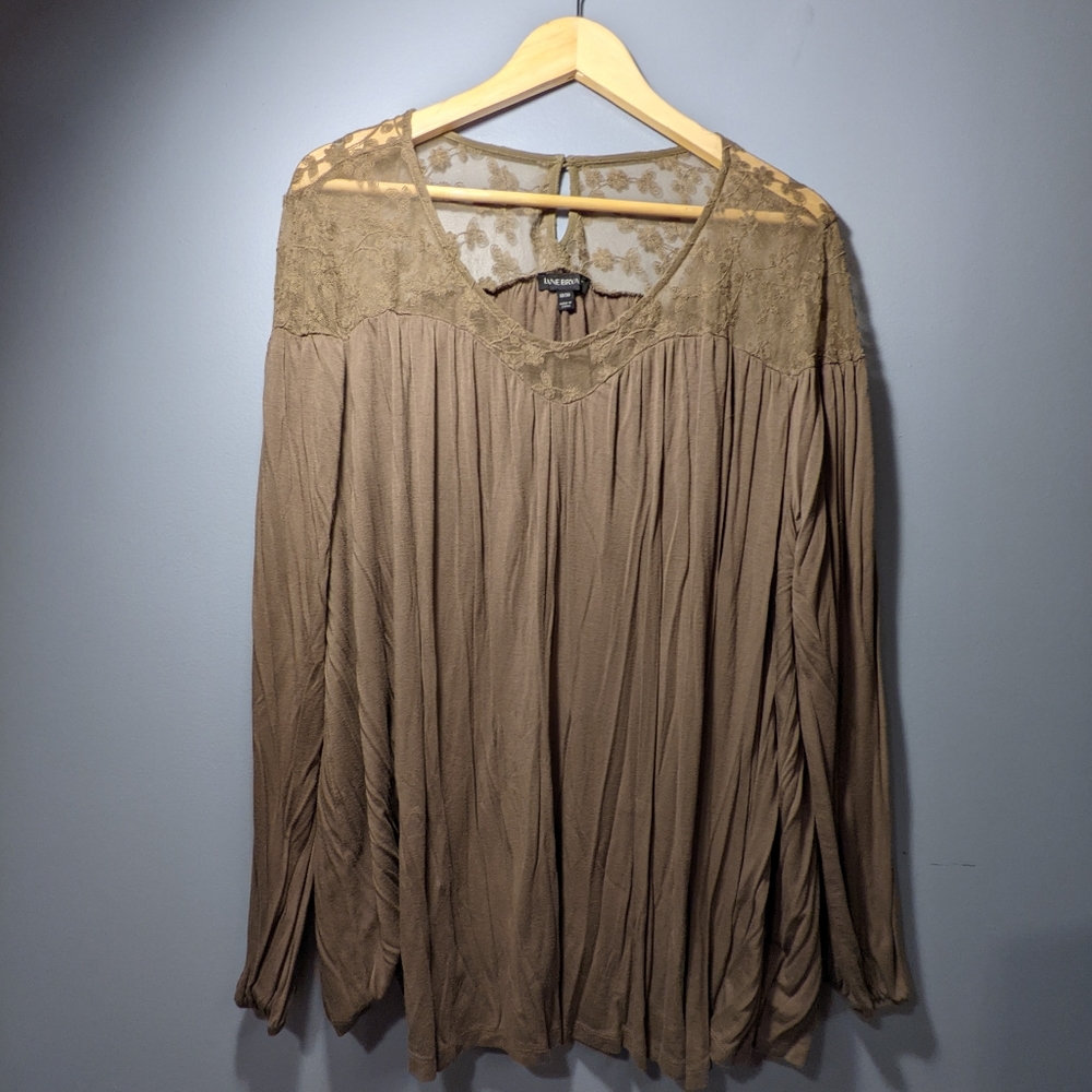 Lane Bryant Lace Detail Blouse